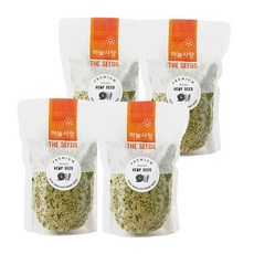 하늘사랑 햄프씨드 지퍼팩, 400g, 4개
