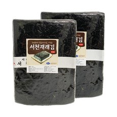 울돌목 재래김 100매, 2개, 220g