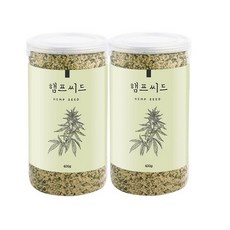 하늘사랑 햄프씨드 용기형, 400g, 2개