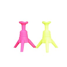 birdie79 可調節高度矽膠高爾夫三角球釘, 隨機出貨, 2組