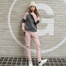 CLICK N ME 女款棉質運動長袖+長褲