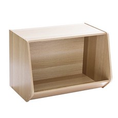 IRIS OHYAMA 開放式收納櫃 STB-600, 淺褐色