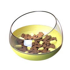 멍구야놀자 급체방지 오뚜기 식기, 옐로우, 1개