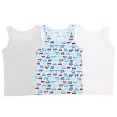 Oraco Corporation男童款汽車涼爽背心 3件組