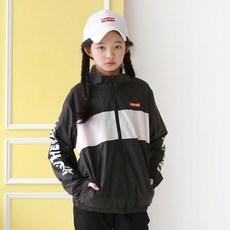 Nana Juni 女童款時尚字母防風外套