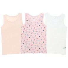 Oraco Corporation女童款冰淇淋人造絲背心 3件組