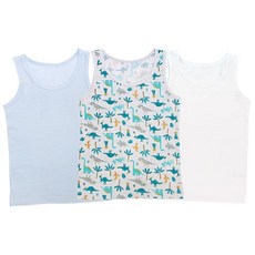 Oraco Corporation男童款恐龍涼爽背心 3件組