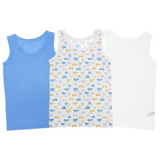 Oraco Corporation男童款Deep Deep人造絲背心 3件組