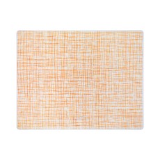 CASA MUUTTI Tavola 亞麻長方形矽膠墊, 橘色, 40 x 30 cm
