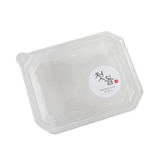 일회용기 SL-203 투명 100p + 첫돌스티커 한글2 100p 세트, 1세트