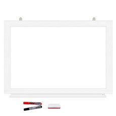 일반형 화이트보드 + 마카 검정 + 빨강 + 지우개, 화이트우드