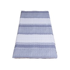 Cypress Art 3D 空氣網模態可拆卸雙面蓋絎縫墊, Modern Blue Brown