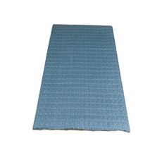 친환경편백아트 3D 에어매쉬 모달 분리형 양면커버 누빔매트, 인디고블루 + 라인그레이