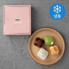 큐브 파운드 4종 케이크 (냉동), 440g, 1팩