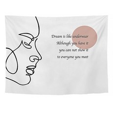 알럽홈 라이너 드로잉 심플 태피스트리, GT70