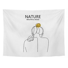 알럽홈 라이너 드로잉 심플 태피스트리, GT72