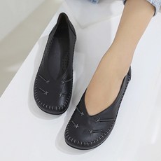 J SHOE 女款羊皮手工舒適平底鞋