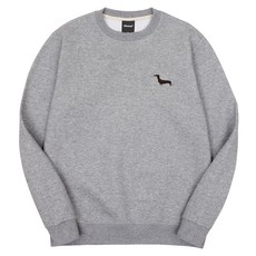 옥스타 남녀공용 닥스훈트 자수 특양면 맨투맨 9SSP010