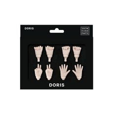 Doris Doll 30cm 手部零件 4 件套, 混色