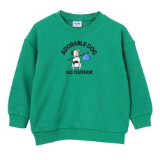 Tiffany Coco 兒童狗狗圖案大學T