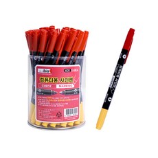 ibis 電腦簽字筆 08156, 48個, 紅+黑