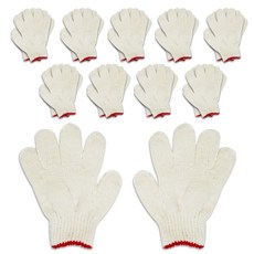 DEPOTONE Freeplay 雙手體驗棉手套 10 套, 白色