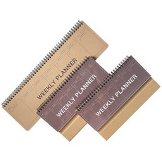 2Youngdesign 牛皮紙辦公桌計劃表+立式 2入, 常備（酒）、長（隨機發貨）