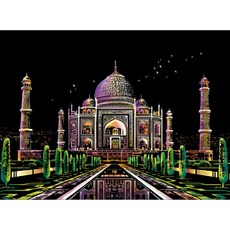 Kong 夜景刮畫紙全套組, 31 顏色 II 泰姬瑪哈陵