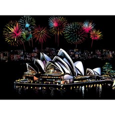 Kong 夜景刮刮紙全套組, 33 顏色 II 雪梨歌劇院