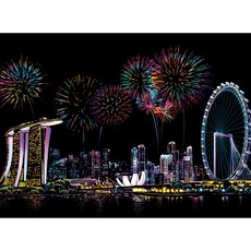 Kong 夜景刮畫紙全配包, 34 色彩 II 新加坡