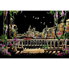 Kong 夜景刮刮紙全套組, 26 顏色 I 威尼斯水都