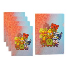 브롤스타즈 렌티큘러 L홀더, 블루, 5개