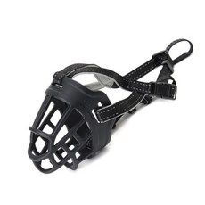 Pro Guard 寵物嘴套 L, 黑色, 1個