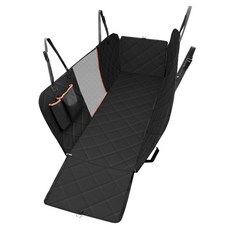 汽車後座寵物座椅 拉鍊 網狀, 1個, 黑色的