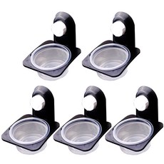 Coconet 固定式吸盤爬蟲餵食碗 單格, 單一顏色, 5個