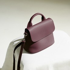 its bag Dana 迷你翻蓋肩揹包, 勃根地紅