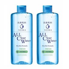 센카 올 클리어 클렌징 워터, 2개, 500ml