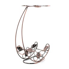 花朵造型紅酒杯架 4杯架, 1個, 單一顏色