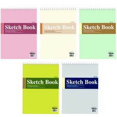 希望筆記 美術專家用素描本 5本套組 隨機出貨, 5開, 10張, 1套