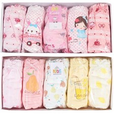 OS Kids 女童款 可愛三角內褲 10件組