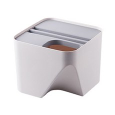 立體資源回收桶+蓋子+貼紙 4入 S號, 混色, 1套