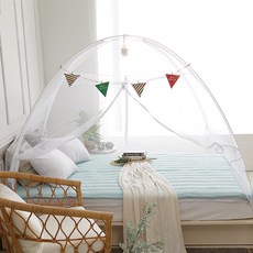 HOUSENSE 莫奈一觸式床蚊帳帳篷型, 單色