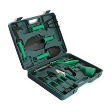 鏝刀噴霧器園藝工具10件組 綠色, 1套