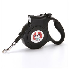 aryko 寵物燈牽引繩 5m, 黑色的