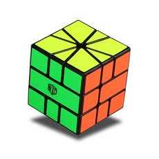 QI YI TOYS x戰警螺栓方形1魔術方塊, 黑底