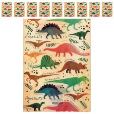 DESIGN AGIT 卡通A4文件夾, 恐龍, 10個