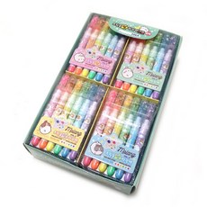 Molrang閃亮星星螢光筆 6種組, 20套, 混色