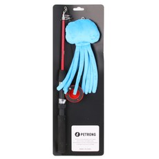 PETRONG 貓釣魚竿玩具水母 PTR496, 紅色的, 1個