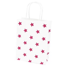 도나앤데코 링키 별 종이 쇼핑백 20p, 핑크