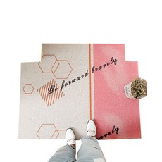 JCP 모던디자인 픽 홈발매트 L, 블록, 1개